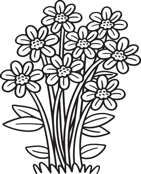 dibujo primavera para colorear